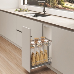 Rổ gia vị Omero SUS304 ovan 300 Hafele 547.10.063
