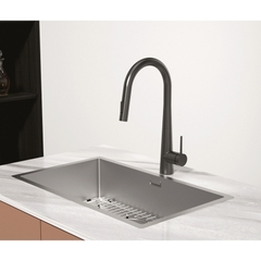 Vòi bếp Hafele HT25-SH1P417 đen 567.24.498