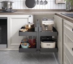 Bộ Rổ Góc Corner Agent 900mm Hafele 545.14.339