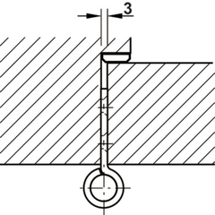 Bản Lề Nâng Hạ 80KG Hafele 926.13.903