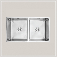 Chậu inox Hafele HS19-SSN2S90M / 2 Hộc bằng nhau, Mã số  567.23.050