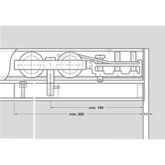 Bộ Các Thành Phần Hawa Junior 160/B Hafele 941.60.002