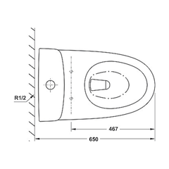 Bồn Cầu 1 Khối Sapporo Hafele 588.79.406