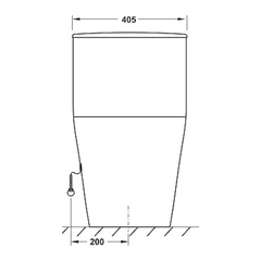 Bồn Cầu 1 Khối Sapporo Hafele 588.79.406