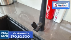 Vòi rửa chén Hafele HT20-GH1P259 / Màu đen / Đồng mạ màu đá, Mã số 570.82.300