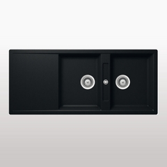 Chậu đá Hafele HS20-GKD2S80 / Màu đen, Mã số: 570.33.330