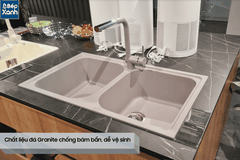 Chậu đá Hafele HS19-GEN2R90 Màu xám, Mã số: 570.35.580