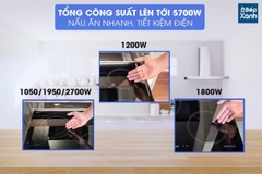Bếp điện Hafele 3 vùng nấu HC-R603A 536.01.631 - Nhập khẩu châu Âu