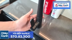 Vòi rửa chén Hafele HT20-GH1P259 / Màu đen / Đồng mạ màu đá, Mã số 570.82.300