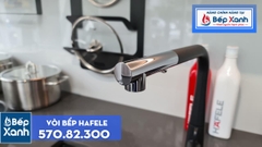 Vòi rửa chén Hafele HT20-GH1P259 / Màu đen / Đồng mạ màu đá, Mã số 570.82.300