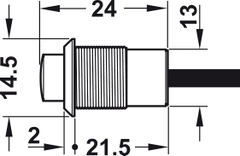 Công Tắc Nhấn Đèn Led Hafele 833.89.044