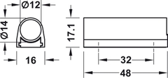 Đế Dành Cho Công Tắc Lắp Nổi Hafele 833.89.092