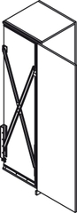 Concepta 40 fitting 1851-2500 silver Hafele 408.30.592