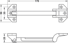 Chốt An Toàn Hafele 911.58.052