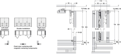 Bộ Phụ Kiện Cửa Concepta Folding 25 Trái Hafele 408.31.000