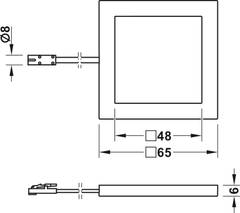 Đèn Led Chiếu 3036 Hệ 24V Hafele 833.77.181
