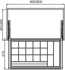 Khay Đựng Trang Sức 600mm Hafele 807.95.101