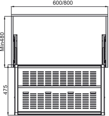 Kệ Để Giày Bằng Kim Loại 600mm Hafele 807.95.861