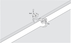 Bản Lề Cửa Lật Bằng Gỗ Hafele 342.66.730