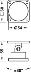 NAM châm giữ cửa 50kg Hafele 912.05.262