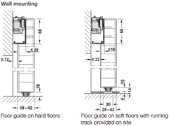 Phụ Kiện Cửa Trượt Slido Design 80-M Hafele 940.59.008