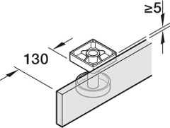 Bộ Phụ Kiện Cửa Concepta Folding 25 Trái Hafele 408.31.003
