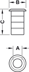Nắp Chốt Âm Hafele 911.62.247