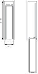 Rổ Kéo 150mm No.15 Hafele 545.61.063