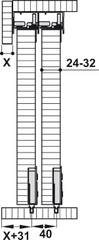 Phụ Kiện Cửa Trượt Tủ Slido Classic 50 IF Hafele 401.30.005