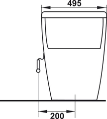 Bồn Cầu 1 Khối Iconic Hafele 588.79.401