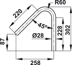 Bộ Trộn Tắm Đặt Sàn Roots Hafele 495.61.177