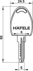 Hệ Chìa Chủ Cho Hệ Khóa DIY Hafele 482.01.114