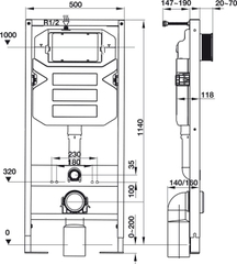 Két Nước Âm Mechanical 1140 Hafele 588.73.920