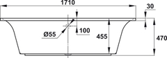 Bồn Tắm Âm Hafele 588.55.603