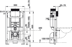 Két Nước Âm Mechanical 1140 Hafele 588.73.922