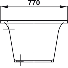 Bồn Tắm Âm Hafele 588.55.603