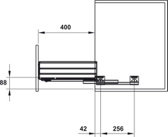 Bộ Rổ Xoong Nồi Cappella 600mm Hafele 549.08.023