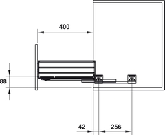 Bộ Rổ Xoong Nồi Cappella 700mm Hafele 549.08.031
