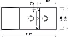 Bộ Xả Chậu 2 Hộc Hafele 570.35.923