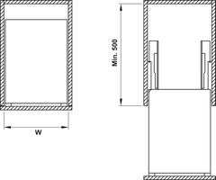 Bộ Rổ Đựng Gia Vị 400mm Hafele 549.20.040