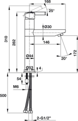 Vòi Trộn Roots 170 Hafele 495.61.144