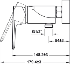 Bộ Trộn Nổi 1 Đường Nước Kobe Hafele 589.15.006