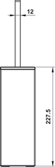 Giá Treo Cọ Vệ Sinh Kính Trắng Hafele 495.80.230