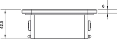 Kệ Kính Đen 300 Hafele 495.80.243