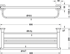 Kệ Để Khăn Tắm Hafele 580.41.413