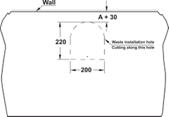 Chậu Lavabo Sứ Đặt Bàn Sapporo 500 Hafele 588.79.032