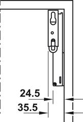 Tay Nâng Free Space Loại B Hafele 493.05.920