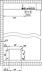 Phụ Kiện Cửa Trượt Tủ Slido Classic 50 IF Hafele 401.30.004