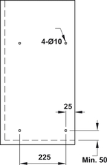 Khay Úp Chén Đĩa Presto 600mm Hafele 544.40.023
