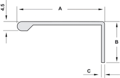 Tay Nắm Dạng Thanh Nhôm 3000mm Hafele 126.27.907